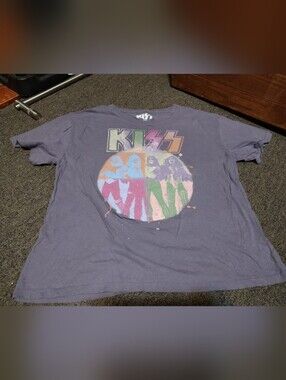 Kiss Rock N Roll Band Women's Shirt Size 2X